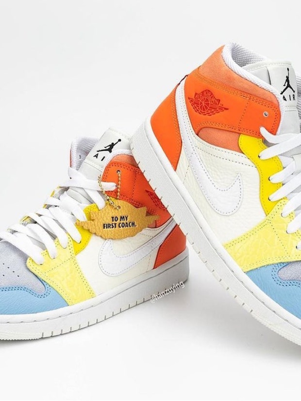 🔥Air Jordan 1 Mid To My First Coach